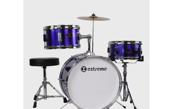 BATERIA INFANTIL PURPURA 3 PZAS EXTREME