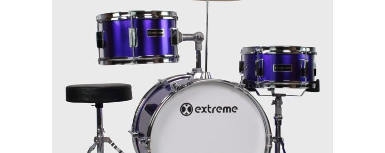 BATERIA INFANTIL PURPURA 3 PZAS EXTREME