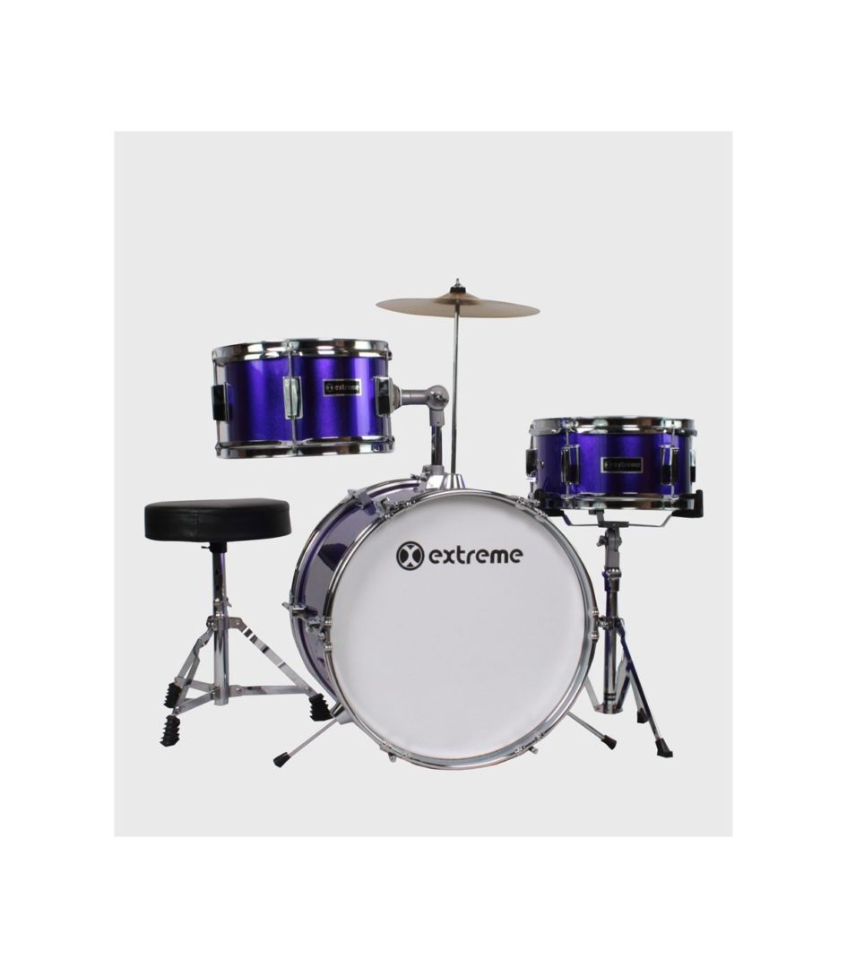 BATERIA INFANTIL PURPURA 3 PZAS EXTREME