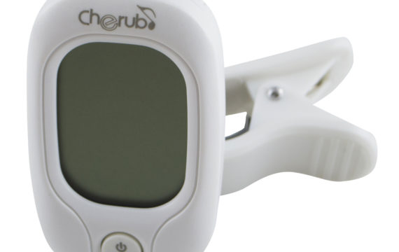 AFINADOR DIGITAL CROMATICO CHERUB BLANC PARA INSTRUMENTOS DE CUERDA