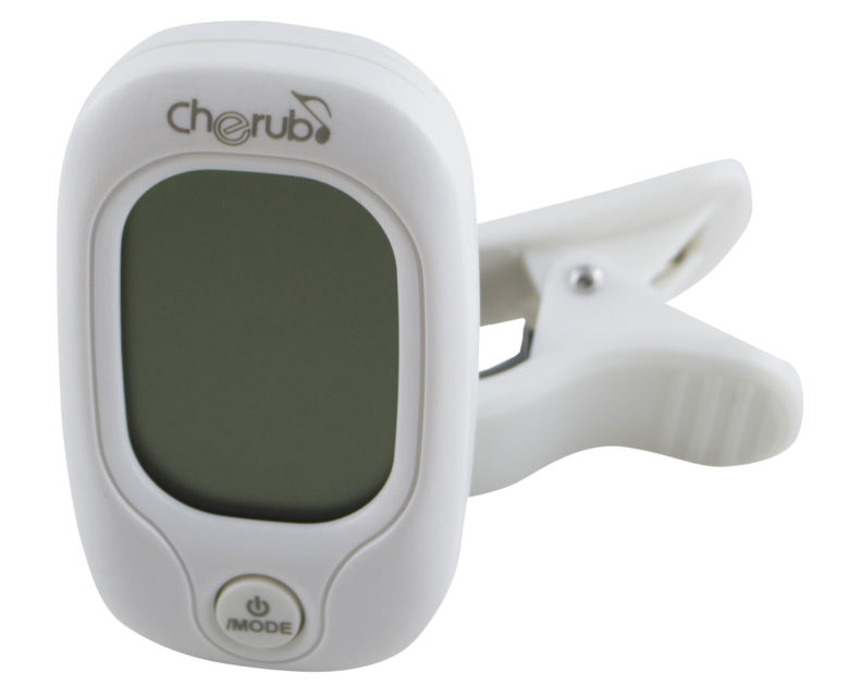 AFINADOR DIGITAL CROMATICO CHERUB BLANC PARA INSTRUMENTOS DE CUERDA