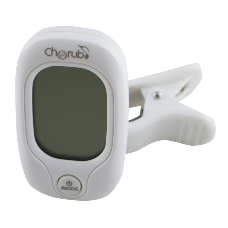 AFINADOR DIGITAL CROMATICO CHERUB BLANC PARA INSTRUMENTOS DE CUERDA